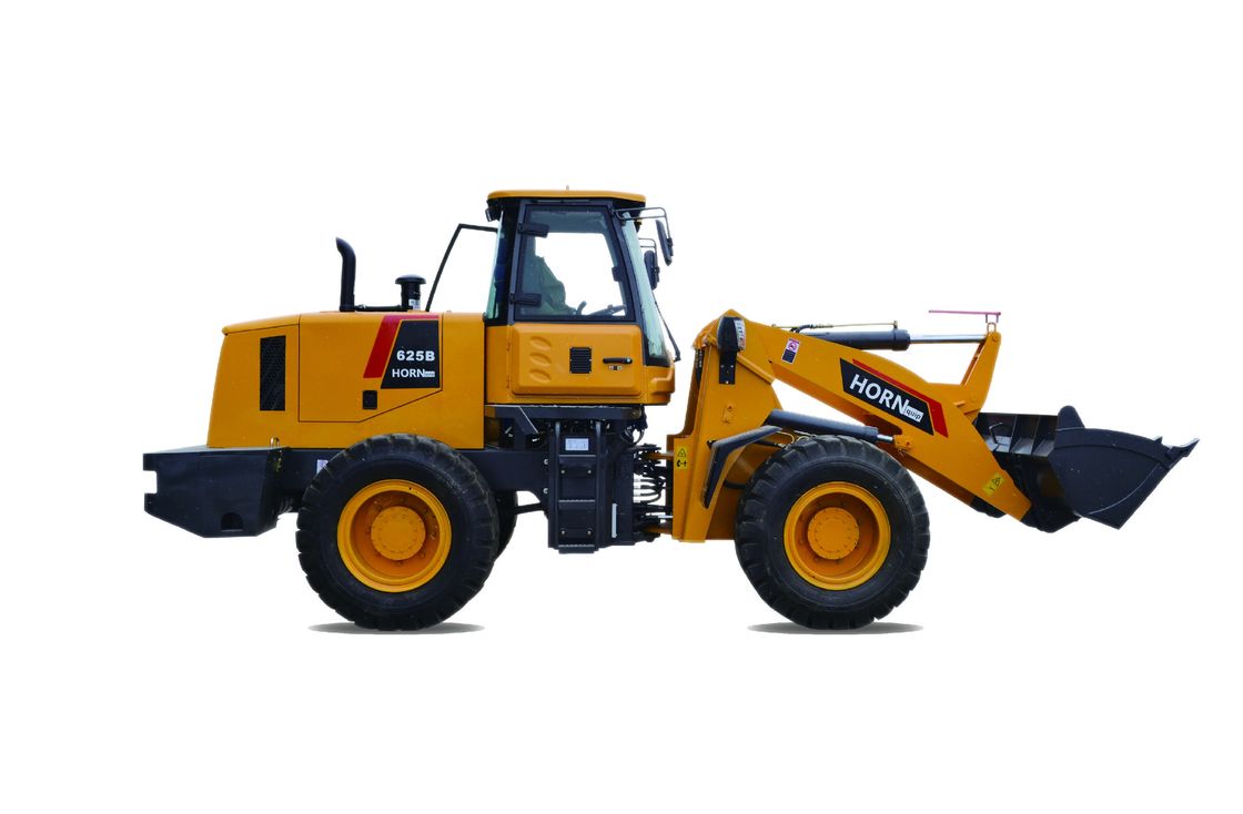 4*4 2500 kg Front End Loader / 2.5 Ton Wheel Loader Overall Dimension