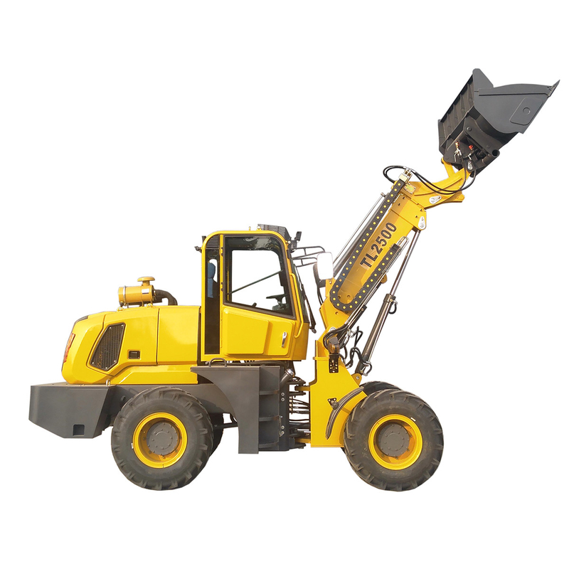 TL2500 Telescopic Boom Wheel Loader Articulated 2.5 Tons